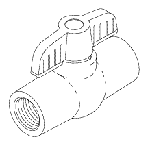 (image for) CHATTANOOGA SS2 DRAIN VALVE (1/2")