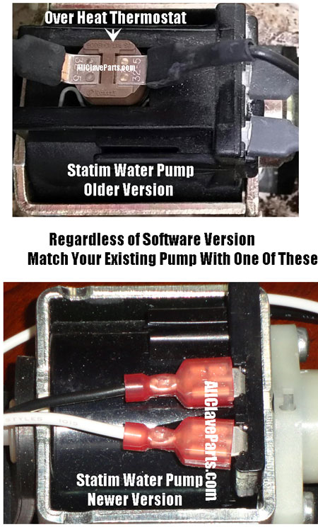 Make Sure you order the right water pump for your statim autoclave