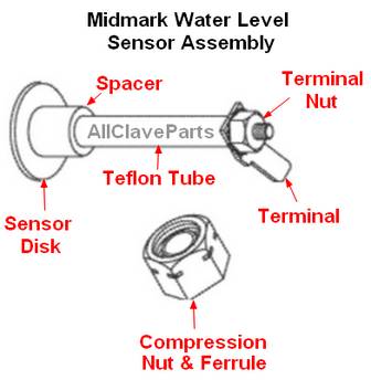 Midmark Water Level Sensor Assembly