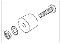 (image for) Eagle 10 & 10 Plus REAR RUBBER FOOT ASSEMBLY