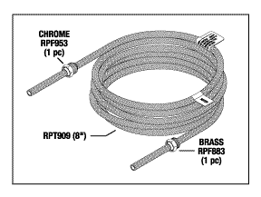 (image for) Cavitron® G115 WATER HOSE (BRAIDED BLUE) ASSEMBLY