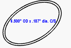 (image for) Chemiclave 4000 DOOR GASKET (Door Seal)