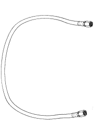 (image for) Evolution 75 (-003); Serial#: DF RETURN HOSE KIT (BASE TO TILT)