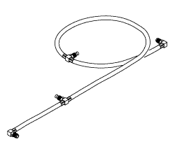 (image for) 105 POWER HOSE (MOTOR/PUMP TO BOTTOM OF HYDRAULIC CYLINDERS)