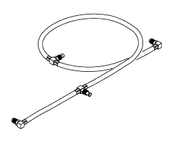 (image for) 105 RETURN HOSE (MOTOR/PUMP TO TOP OF CYLINDERS) 105-001 & -002