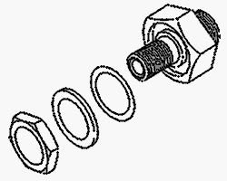 (image for) Delta XL10 COUPLING-VENT/CONDENSOR KIT