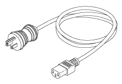 (image for) Cavitron® G132 POWER CORD (1.5 ft.) HOSPITAL GRADE