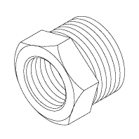 (image for) P22 COLLECTION CONTAINER ADAPTOR (1/4 FPT x 3/8 MPT)