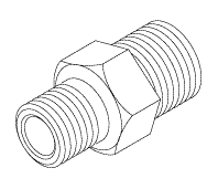 (image for) VacStar 20 ADAPTOR (1/8" MPT x 1/4" MPT)