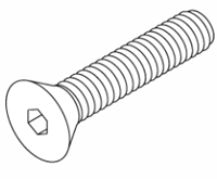 (image for) LFII FLAT HEAD HEX SOCKET CAP SCREW