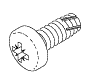 (image for) Midmark M11 TOP COVER SCREW (REAR PANEL) M11-001 thru -019