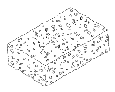 (image for) Midmark CLEANING SPONGE (4-1/4" x 6")