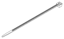 (image for) 106 CABLE TIE (8") WITHOUT MOUNTING HOLE