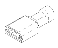 (image for) CHATTANOOGA E2 QC TERMINAL (1/4 FEMALE)