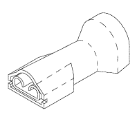 (image for) CHATTANOOGA E1 QC TERMINAL (1/4 FEMALE)