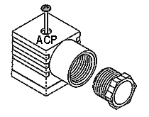 (image for) 3870E WIRE CONNECTOR WITH GASKET