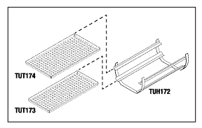 (image for) 3870M TRAY HOLDER AND TRAY KIT (STAINLESS STEEL)