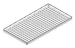 (image for) 3870M TRAY (LARGE) (STAINLESS STEEL)