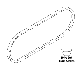 (image for) Midmark G10 DRIVE BELT (Units Without the Auto Belt Tensioner)