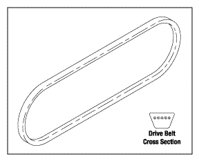 (image for) Midmark G10 DRIVE BELT (V-BELT)