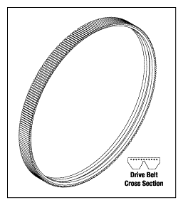 (image for) BullDog 550 DRIVE BELT 25.59" Long