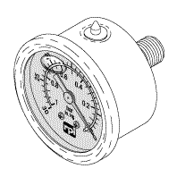 (image for) VacStar 20 VACUUM GAUGE (LIQUID FILLED)