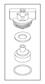 (image for) VacStar 80H ANTI-SYPHON VALVE REPAIR KIT (For Apollo Valves)