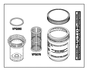 (image for) VacStar 40 SOLIDS COLLECTOR REPLACEMENT KIT (CASE of 12)