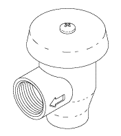 (image for) VacStar 50H ANTI-SYPHON VALVE (3/8")