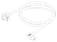 (image for) 2540MK POWER CORD 220V INDUSTRIAL GRADE